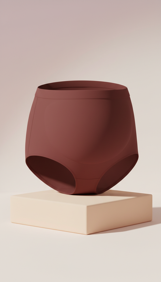 Slate Shadow supportive maternity brief