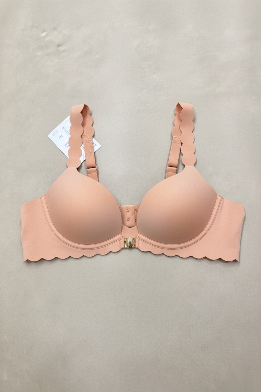 Bra Peach Mousse Flat Lay